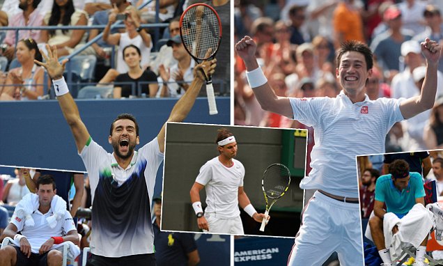 Cilic dan Nishikori Singkirkan Dominasi `Big Three`di Final Grand Slam 